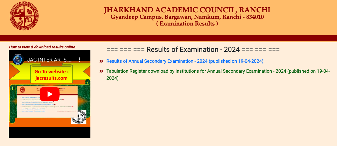 You are currently viewing 10th result 2024 jharkhand board link result